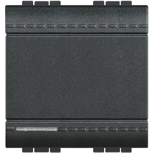 LEGRAND livinglight pulsdrukker antraciet 2mod BTL4005M2A - L4005m2a bticino 1000 - 8078719