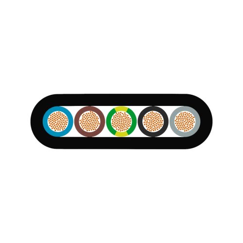 LAPP &Ouml;LFLEX&reg; LIFT F PVC VLAKKABEL 4X10 - Lapp lxpx vrmq5whnb2waojftwk6deimpmxxnopacatbgr4 - 11008607