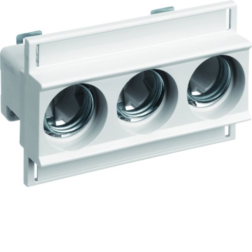 HAGER zekeringhouder 3x DII voor dinrail LE27K-3 - Le27k 3 - 8411596
