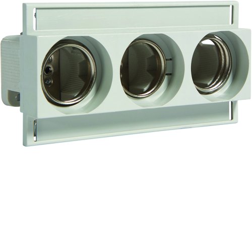HAGER zekeringhouder 3x DIII voor dinrail LE33K-3 - Le33k 3 - 8411639