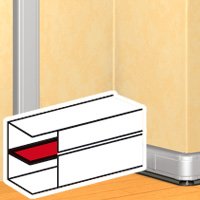 Legrand DLP aluminium scheiding hoogte 65mm - Lg 011107 web deco r - 20037550