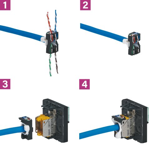 LEGRAND mosaic rj45 wcd cat 6 1 mod 076561 - Lg 067396 web deco - 6353709