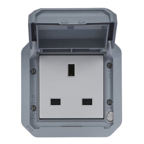 LEGRAND plexo 1v contactdoos britsch 13a 2p+a steek 069585L - Lg 069585l web f - 11011075