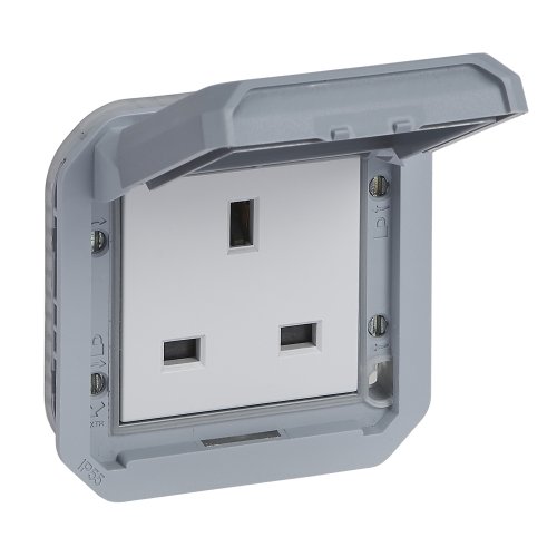 LEGRAND plexo 1v contactdoos britsch 13a 2p+a steek 069585L - Lg 069585l web r - 11011075