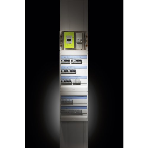 Legrand DLP gootset voor verdeler, 1 compart., 2 deksels, 25x65x2600mm - Lg 401223 web deco18 - 20037569
