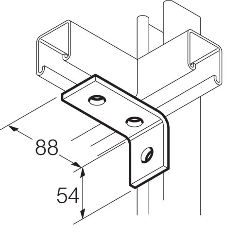 Legrand Bevestigingshoek 90gr Thvz 3-gats - Lg sb503 - 20041528
