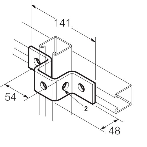 Legrand Bevestigingsstrip Omega Thvz 141x41mm - Lg sb515 - 20041542