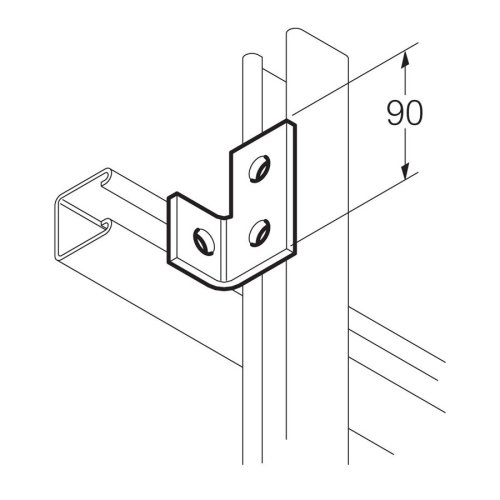 Legrand L-bevestigingsbeugel links Thvz - Lg sb602 - 20041558