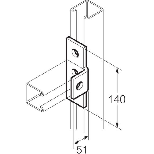 Legrand Bevestigings T-stuk 90gr Thvz - Lg sb606 - 20041560
