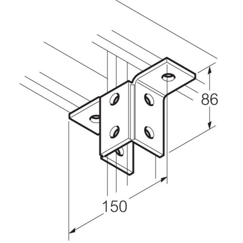 Legrand Bevestiging T-montage Thvz C41x41 - Lg sb700 - 20041563