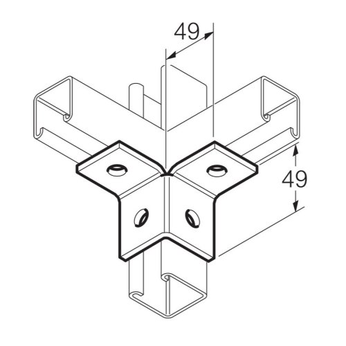 Legrand Bevestigingshoek Thvz - Lg sb707 - 20041570