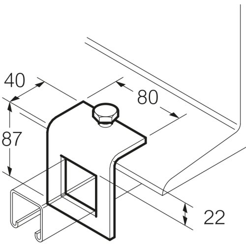 Legrand Bevestigingsspanplaat Thvz 87x40mm - Lg sc85241 - 20041575
