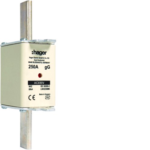 HAGER mespatroon nh 2 250a 690v LNH2250M6 - Lnh2250m6 - 11005228