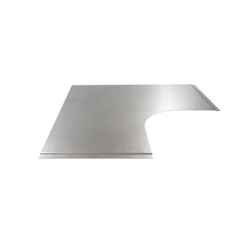 LOCK hoekstuk deksel 70mm 90gr rvs304 - Lock cover bend 90 h r100 a - 2802124