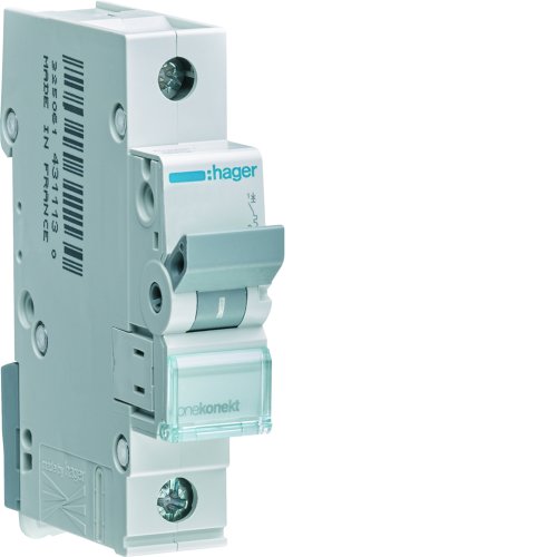 HAGER automaat 1p b6 MBN106E - Mcn1xxe mbn1xxe - 11008860