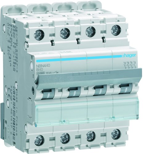 HAGER automaat 4p b40 NBN440 - Nbn440 - 11010891