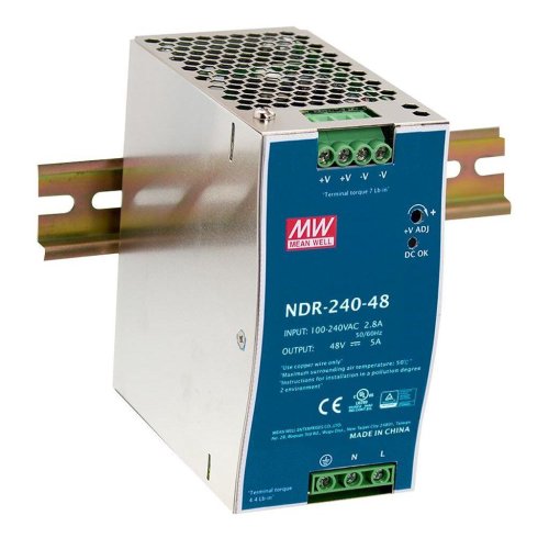 MEANWELL voeding ndr-240-24 24vdc 10 a - Ndr 240 24 - 9988745