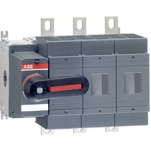 ABB Componenten Veilighedenlastscheider 3P, 400A DIN 0-2 incl. handgreep voor directe  - Os400d03k - 20095053