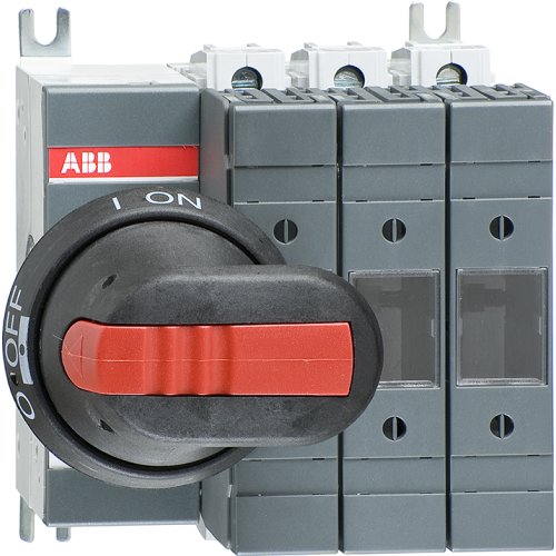 ABB Componenten Veilighedenlastscheider OS serie 32 A 3 polig, din 000, 00 mechanisme  - Os63gd03p - 20096346