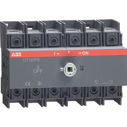 ABB Componenten Lastscheider 6P, 125 A bodem / DIN-rail montage - Ot125f6 - 20095786