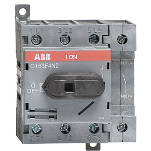 ABB lastscheider 4p 63a bodem/dinrail OT63F4N2 - Ot63f4n2 - 11002857