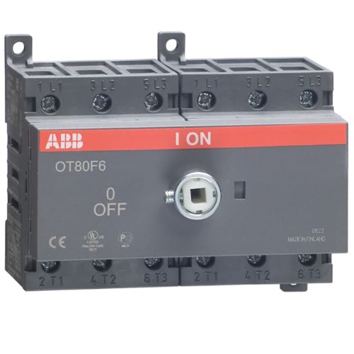 ABB Componenten Lastscheider 6P, 80 A bodem / DIN-rail montage - Ot63f6 - 20095876