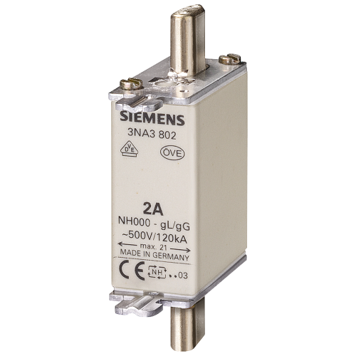 SIEMENS mespatroon nh00 32a 500v GL/GG 3NA3812 - P i201 xx 04202p - 6292233