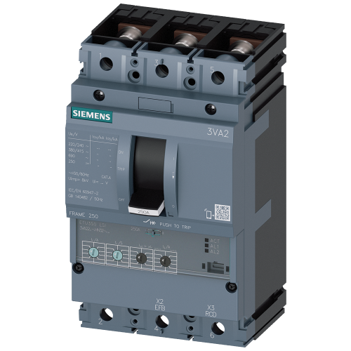 SIEMENS vermogenschakelaar 250a 3p 3VA22256HN320AA0 - P i202 xx 06655p - 11001113