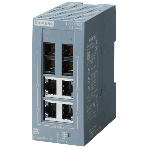 SIEMENS unmanaged switch 4x rj45 2x multi 6GK50042BD001AB2 - P ik10 xx 02090p - 11008225