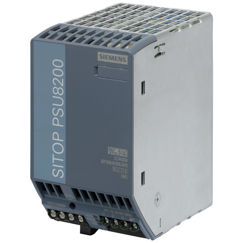 SIEMENS sitop psu8200, 3-phase 24v dc/20a 6EP34368SB000AY0 - P kt01 xx 01566p - 11009273