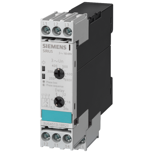 SIEMENS fasebewakingsrelais 3UG45131BR20 - P nsb0 xx 00987p - 6292222