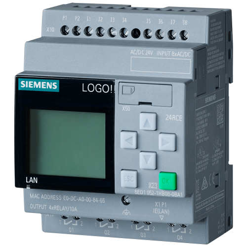 SIEMENS logo 20-28vdc/20-26vac 10a 6ED1052-1HB08-0BA2 - P st70 xx 06809p - 9877912