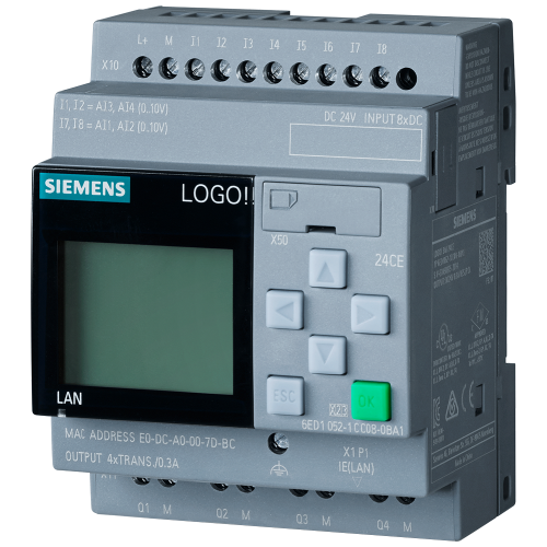 SIEMENS logo 24vdc 6ED1052-1CC08-0BA2 - P st70 xx 06811p - 11009756