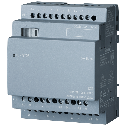 SIEMENS logo8 uitbreidingsmodule 8di /8do 6ED1055-1CB10-0BA2 - P st70 xx 06814p - 11009757
