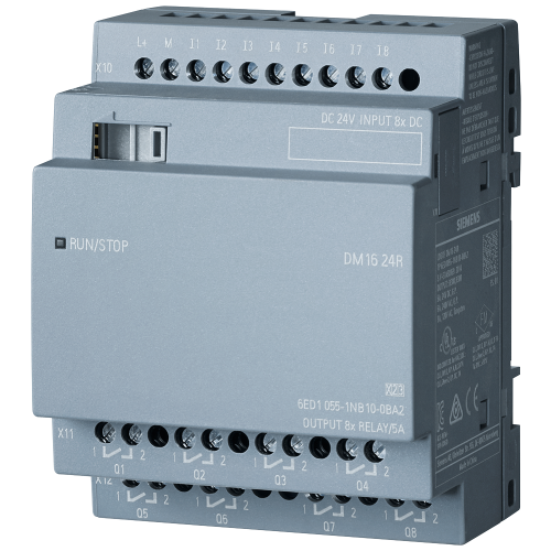 SIEMENS logo 24vdc 8di 8do 6ED1055-1NB10-0BA2 - P st70 xx 06819p - 6292203