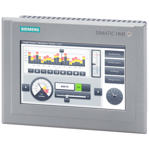 SIEMENS 7 inch scherm 6AV2124-0GC13-0AX0 - P st80 xx 02946p - 11000436