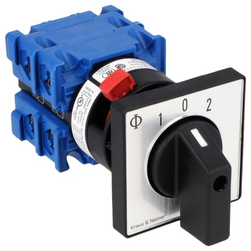 K&N omschakelaar 20a 2p 1-0-2 front ip66 CH10.A215.FT2 - P70011856 - 11009242