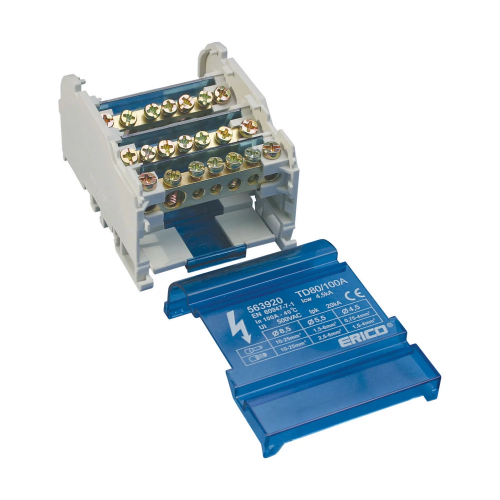 NVENT eriflex verdeelblok 100a 4p TD-80-100A - Ph3372 - 11004479