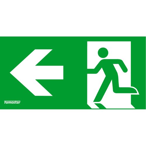 FAMOSTAR pro pictogram pijl naar links PRO W LINKS 7.2 - Picto 20links 207 2 - 3100190