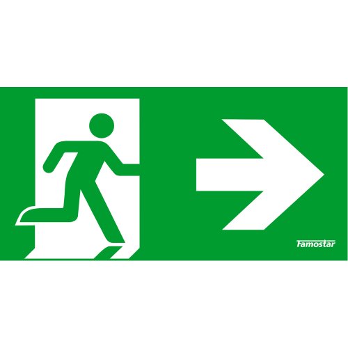 FAMOSTAR pro pictogram pijl naar rechts PRO W RECHTS 7.1 - Picto 20rechts 207 1 - 3100191