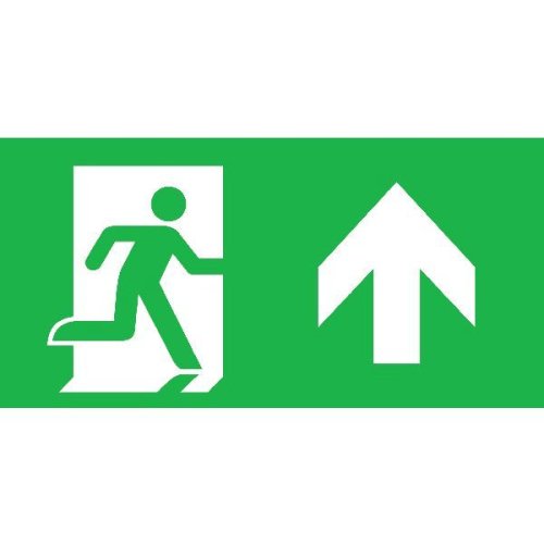 ECOLIGHT pictogram sticker nood uit pijl omhoog PAM-SU - Pin exce be - 10130768