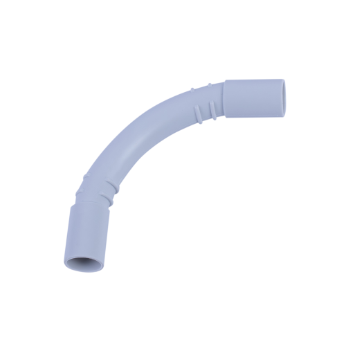 PIPELIFE halovolt halogeenvrije bocht 25mm - Pl halovolt bend grey ral7035 lr detached - 2014113