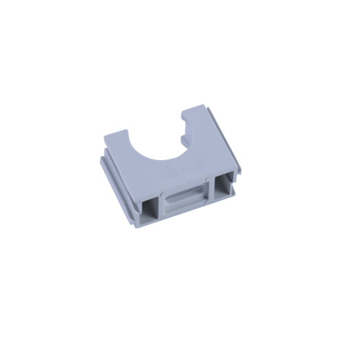 PIPELIFE polfix klemblok lichtgrijs 3/4 halogeenvrij - Pl polfix clamp grey ral7035 hf lr detached - 11008996