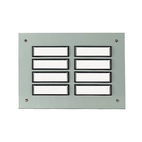 Grothe ETAGEPLAAT aluminium, inbouw, 8-voudig, weersbestendig - Productfoto transparant 55828 eta 833 ev1 2008 08 08 - 20148449