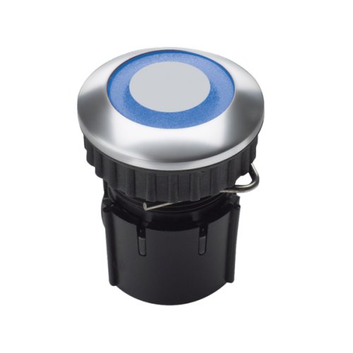 Grothe Deurcontact met LED, inbouw, met steekcontacten, IP54, kunststof - Productfoto transparant 63252 protact 240 led 2012 11 30 - 20148485