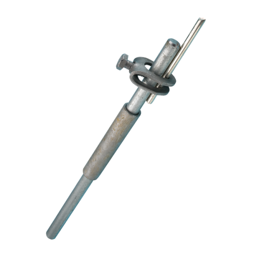 JMV Aardelektrode verzinkt &oslash;16 mm., 3 meter - Productfoto transparant aansluitklem jmv 9200060 01 - 20155792