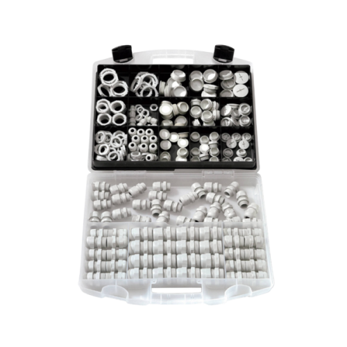 Wiska koffer KM-K assortiment - Productfoto transparant assortimentskoffer wartels toebehoren 304 delig wiska - 20210529