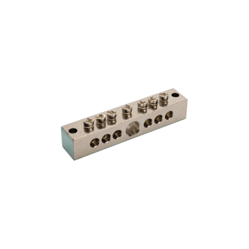 JMV aardblokje (B1) 1x25+6x6(mm&sup2;) - Productfoto transparant badkamer aardingsrail b1 jmv 9200049png - 5031943