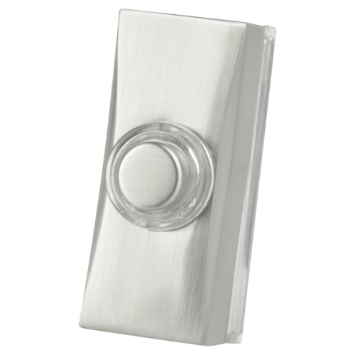 Grothe Beldrukker RVS-look, opbouwmontage, met knop - Productfoto transparant beldrukker kko2018 grothe 716175 - 20148487