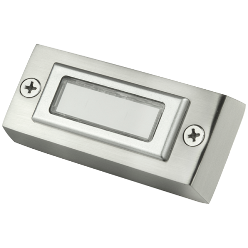 Grothe Beldrukker RVS-look, opbouwmontage, met naamschild - Productfoto transparant beldrukker kko2019 grothe 716176 - 20148488